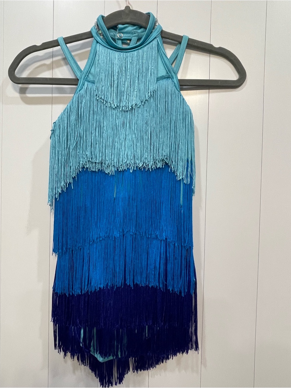 Weissman Fringe Halter Dress Flapper Halloween Dress Up Tap Jazz medium child